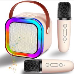 Mini Karaoke Machine for Kids, Karaoke Gifts for Girls Ages 3, 4, 5, 6, 7, 8, 9, 10, 12+Year Old, 3-12 Years Old Birthday Toy Easter Gift for Girls Bo