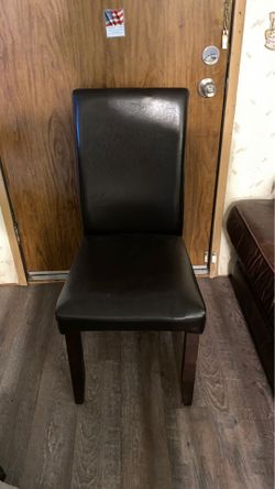 1 dark brown chair 10 dollars