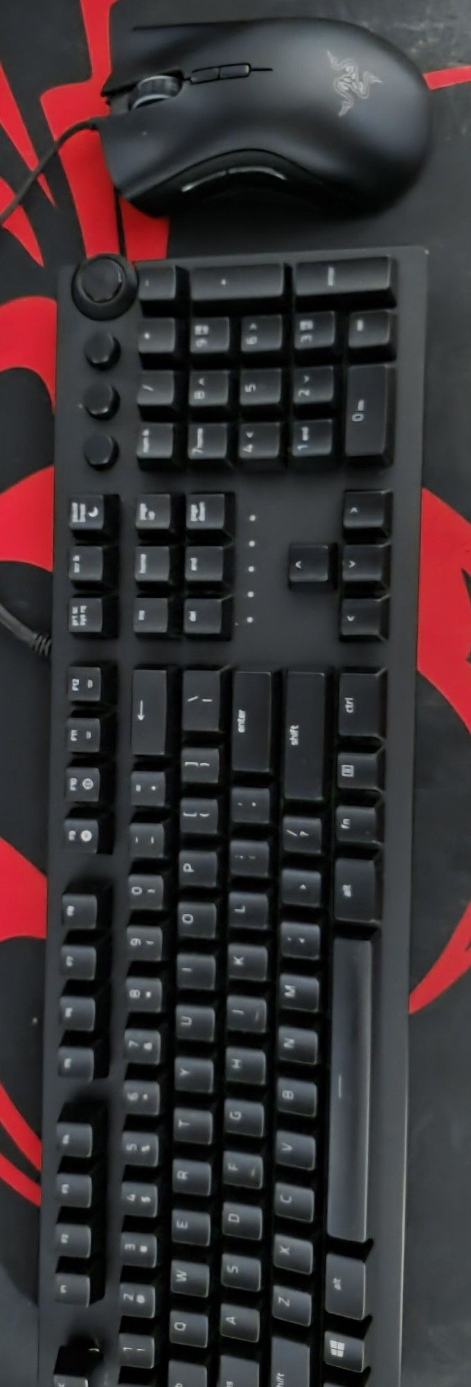 Razer Huntsman Elite Keyboard And Razer Deathadder Elite Mouse Gaming Combo