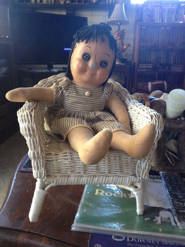 The buttons doll that tells the world about Dan Rivers sheets
