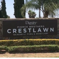 Three adjoining Crestlawn Memorial Park plots