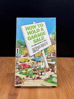 How to Hold a Garage Sale Vintage Paperback Book