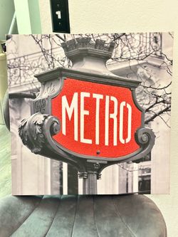 Paris Metro Canvas Square 8x8x8x8x