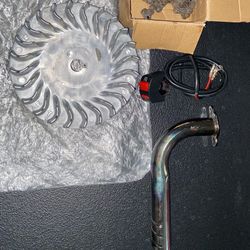 Mini Bike Parts / Aluminum Flywheel / Minibike Upgrades / Stage 1 Pipe 