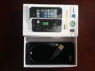 Iphone 5g power case rechargeable external battery