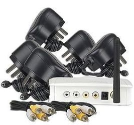 Wireless Security Camera System with Receiver