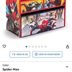 Kids Spider-Man Toy Chest 