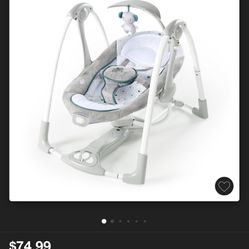 Convert Me 2in1 Compact Portable Baby Swing 