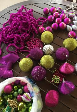 Christmas ornaments used once