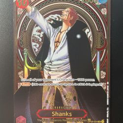 One Piece Card Game Shanks (Gold) Carrying On His Will (OP13)