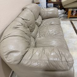 Leather sofas