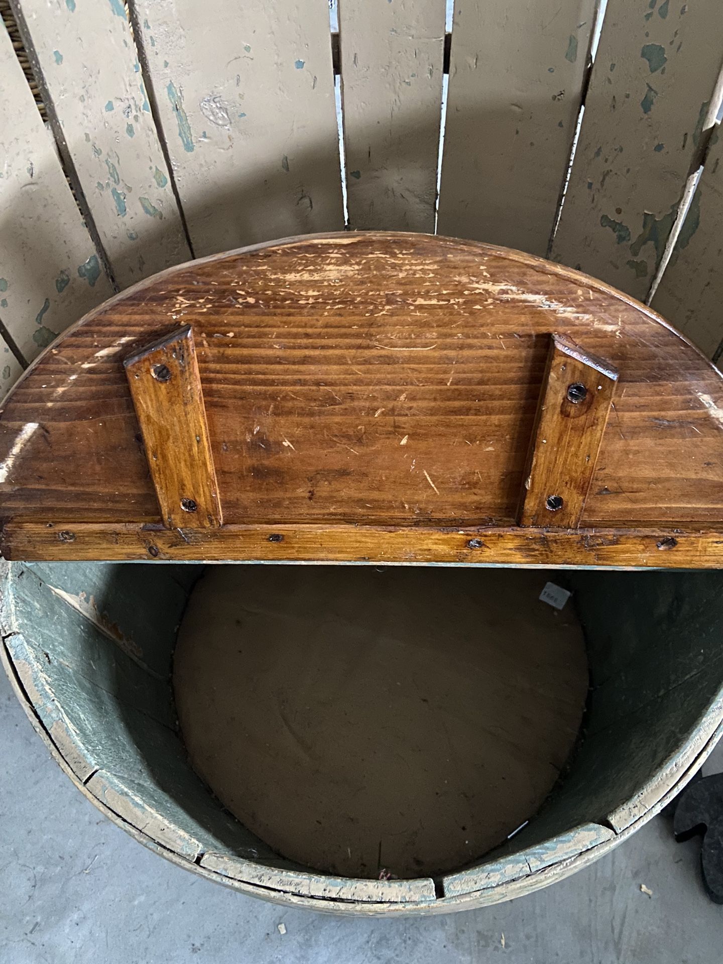 Vintage Whiskey Barrel Chair 