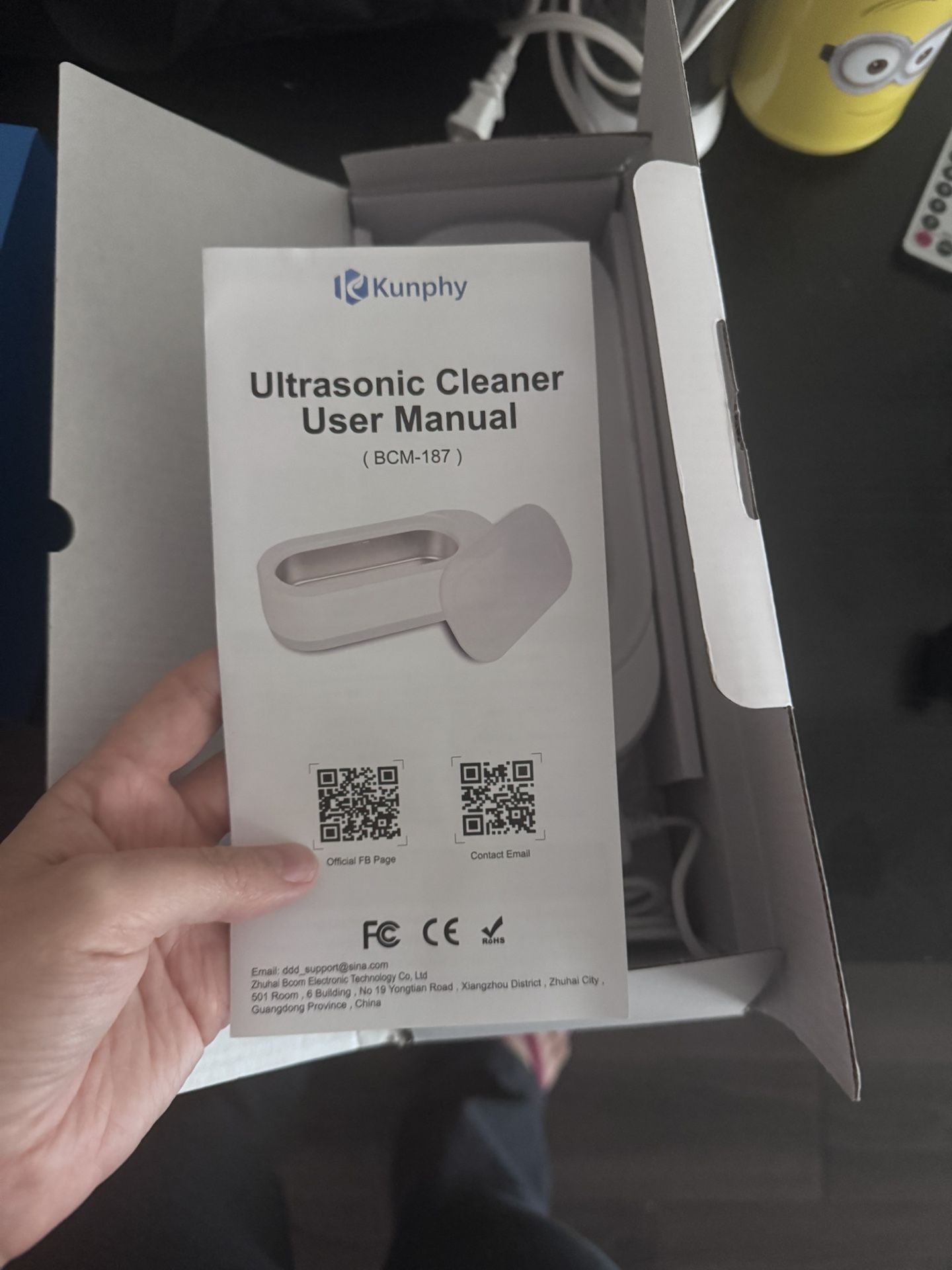 Ultrasonic cleaner Electric Device with Charger
