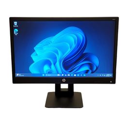  HP VH22 1920x1080 PC Monitor 21.5" LCD Color DP/DVI/VGA