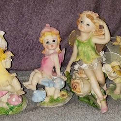 Rare Prestige Fairy Figurines 
