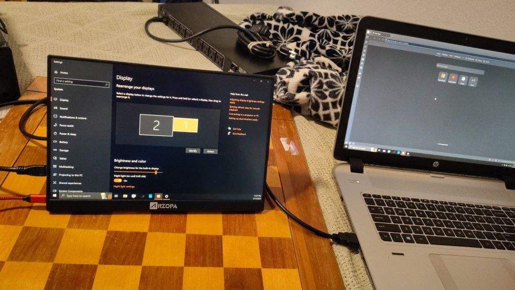 Arzopa - 13.3 Inch, Portable Monitor MODEL A1 GAMIT MINI 2K