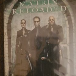 Matrix Reloaded full screen DVD, rated R, 138 min, New & Sealed