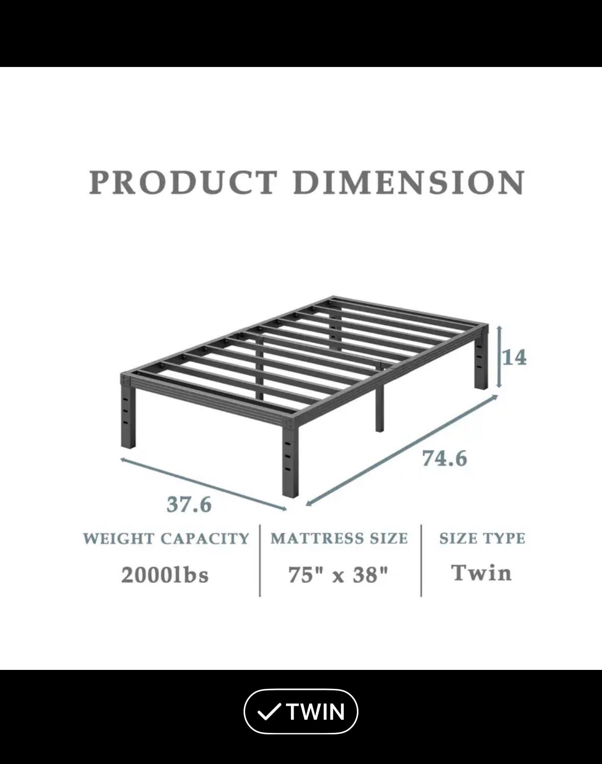 Bed frame/spring