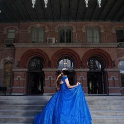 Royal Blue Dress 