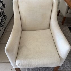 Dinning chairs with free coffee table