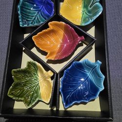 UTSUWA-NO-YAKATA Small Chimi Dishes Kaede