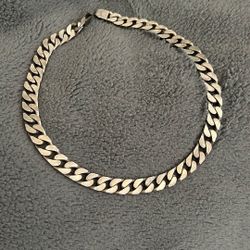 9.5 Silver Necklace 20”