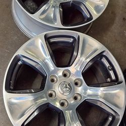 4-20inch Dodge Ram Rims. 6 Lugs. 6x139.7 Bolt Pattern 
