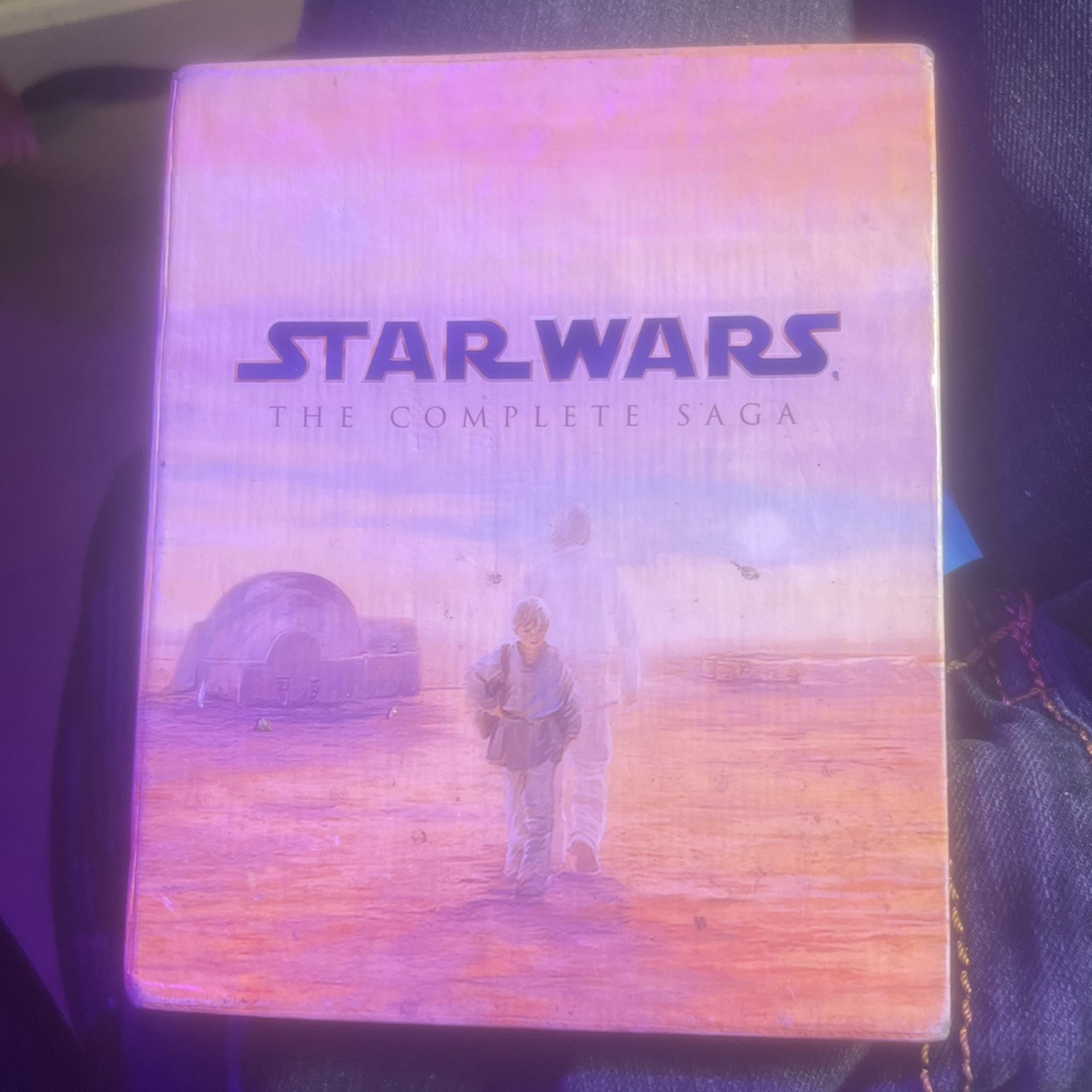 **REDUCED $35.00 STAR WARS THE COMPLETE SAGA dvd Blu-Ray