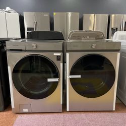 Samsung front load bespoke washer and dryer set 