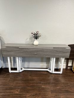 Grey Console Table