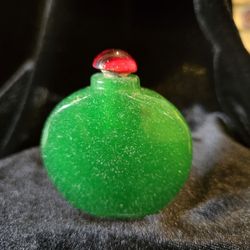 Chinese Green Glass Snuff Bottle