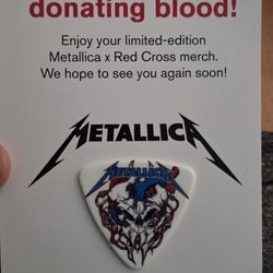 Limited Edition Metallica Guitar Pick