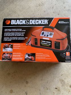 Black & Decker Portable power station with jump started & Inflator new in Box $50.00 OBO