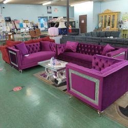 💥 Flash Sale 3pcs Sofa Loveseat Chair Set 