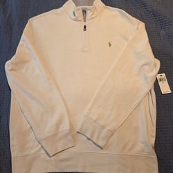 Polo Ralph Lauren Cream Sweater Mens Size XL $65