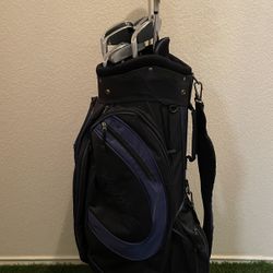 Golfmate Eagle Golf Club Set w/Golfmate Bag on Wheels (RH)