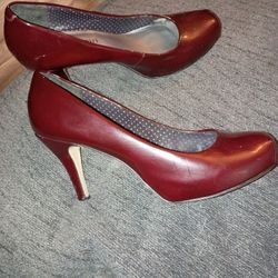 Madden Girl Shoes Burgundy Size 8
