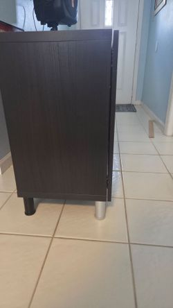 Black TV entertainment table