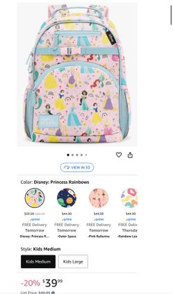 Simply Modern Disney Princess Backpack 