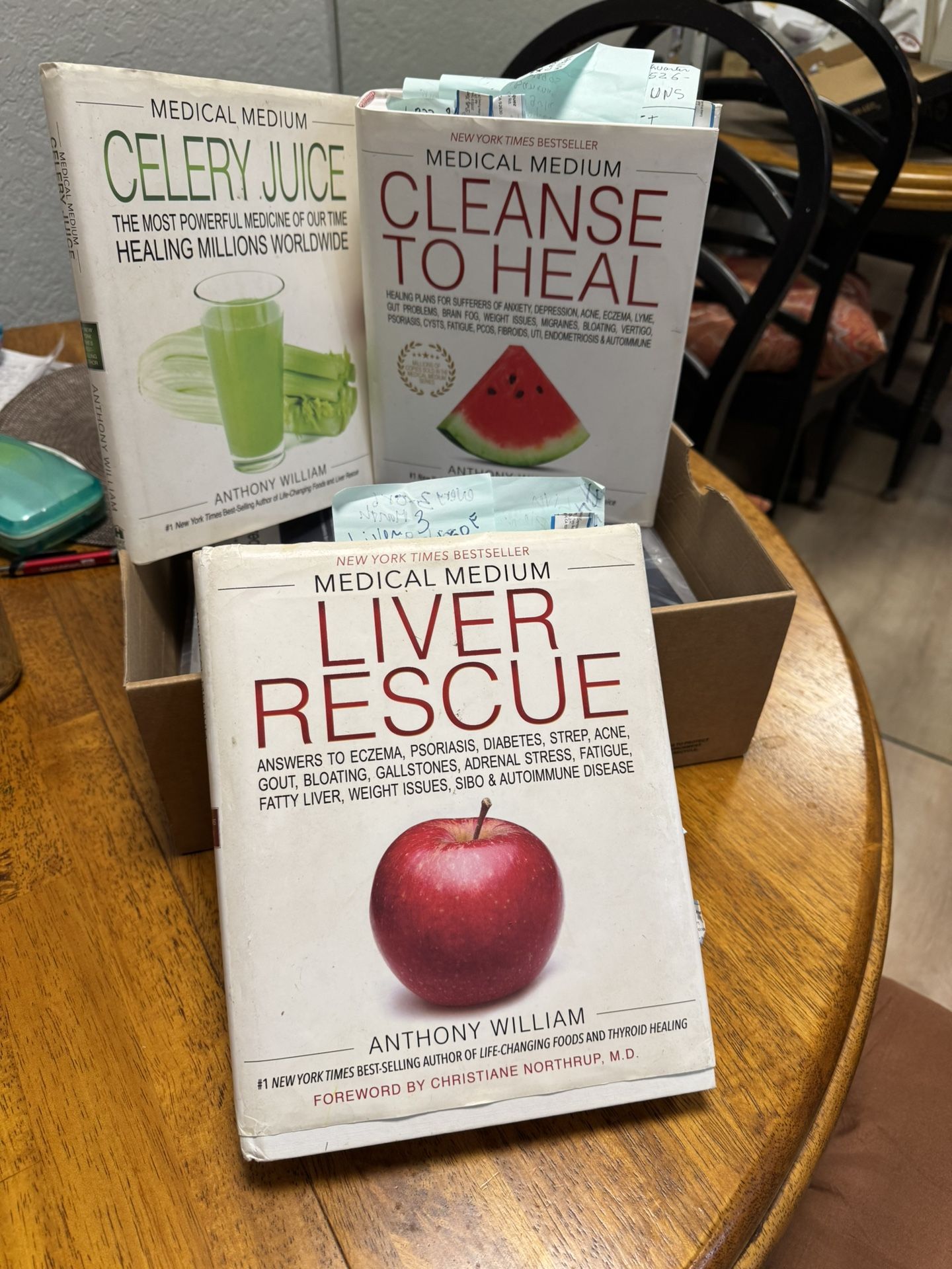 3 Medical Medium Books , Celery Juice, Cleanse To Heal