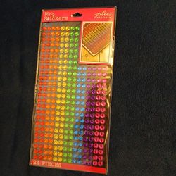 24 Rainbow Bling Stickers, Jolee's Boutique