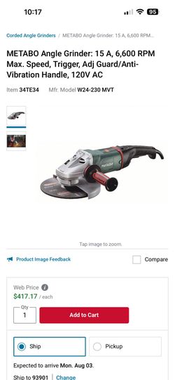 Metabo grinder