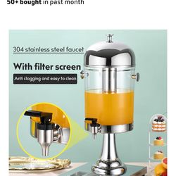 Drink dispenser with stand