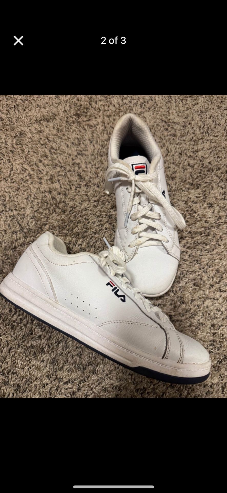 FILA white Shoes