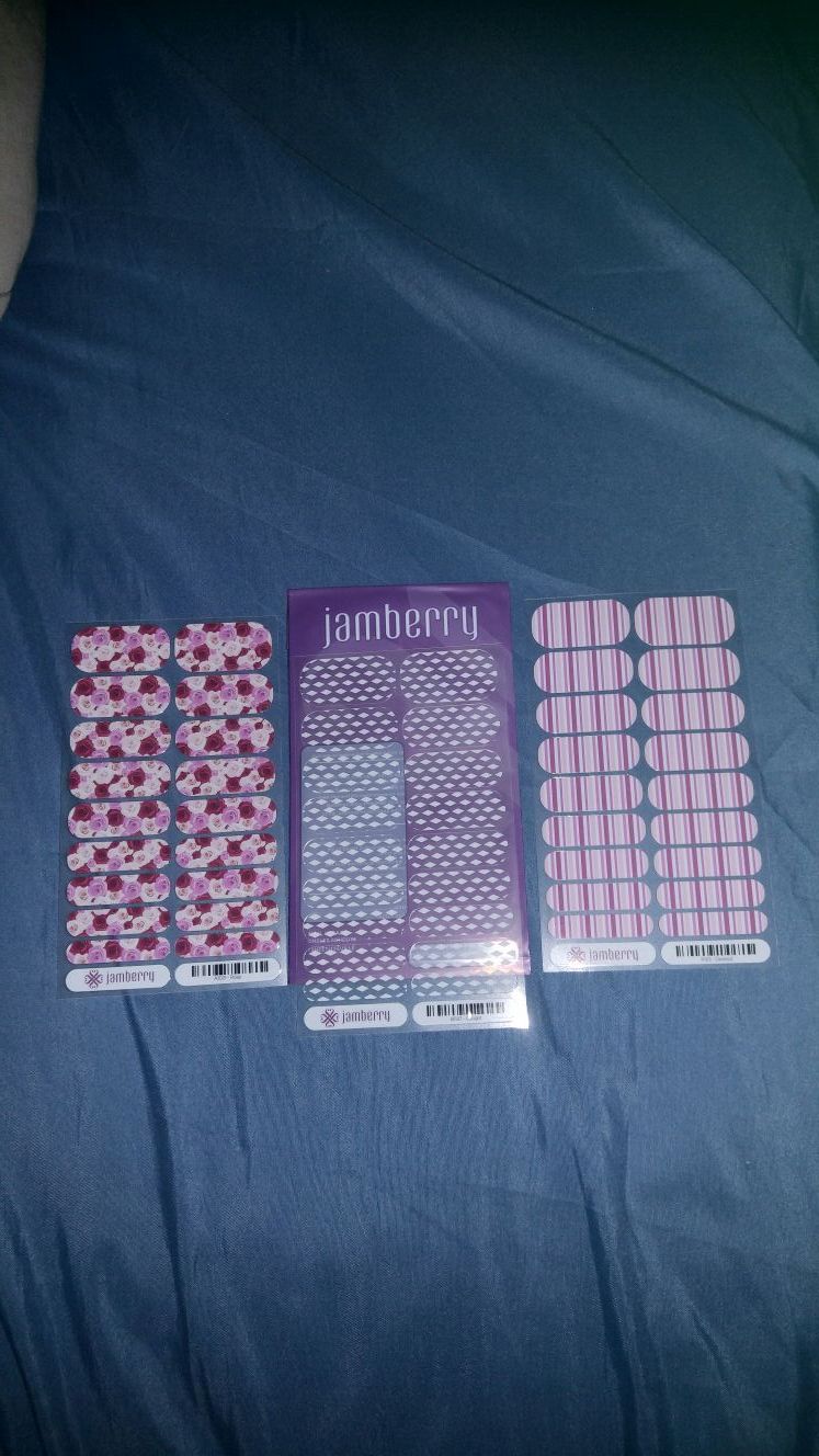 Jamberry Rose, Dearest, Delight Wraps