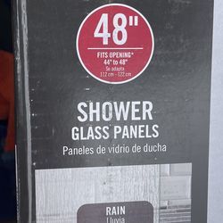 Shower Glass panels Delta 44-48 “