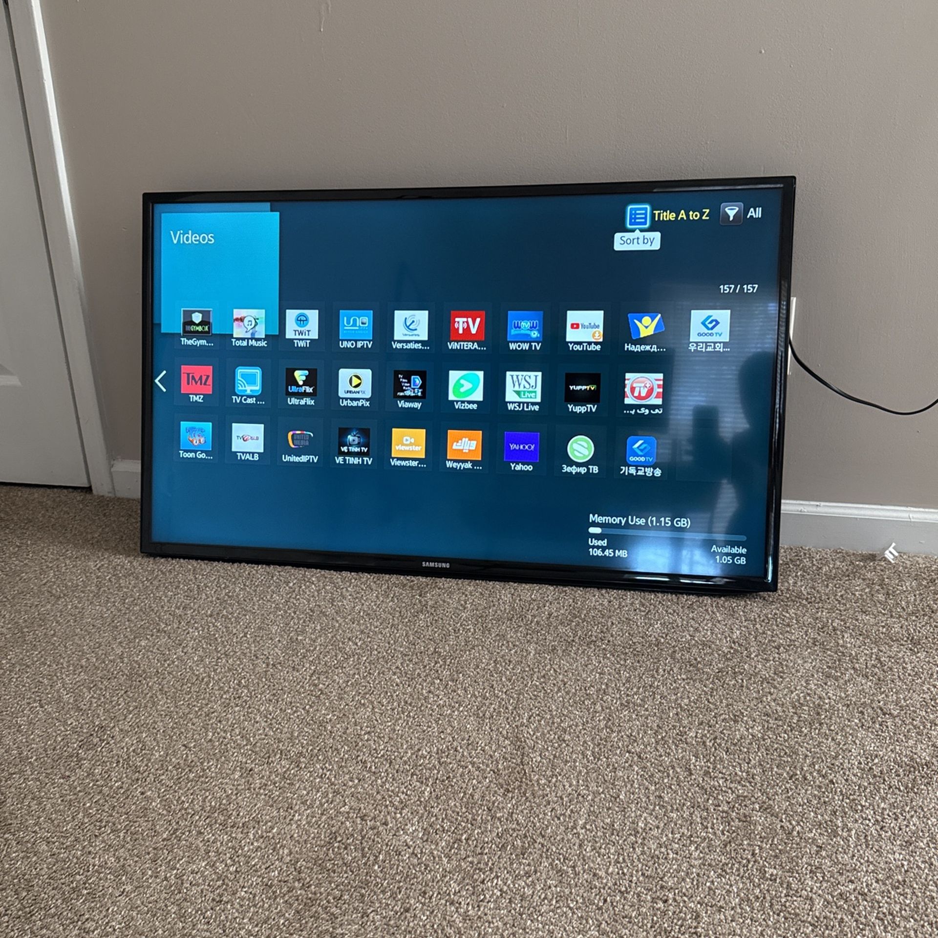 45in Samsung Smart Tv