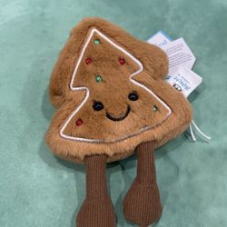 Jellycat Official Cute Amuseables Christmas Tree Cookie 