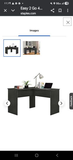 Staples L Shape Desk