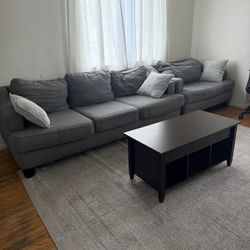 Sofa, Loveseat, Coffee Table , Carpet 